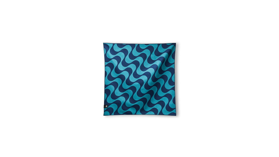 Nomadix Bandana Towel, Copacabana Navy Teal, One Size, TBN-COPA-102