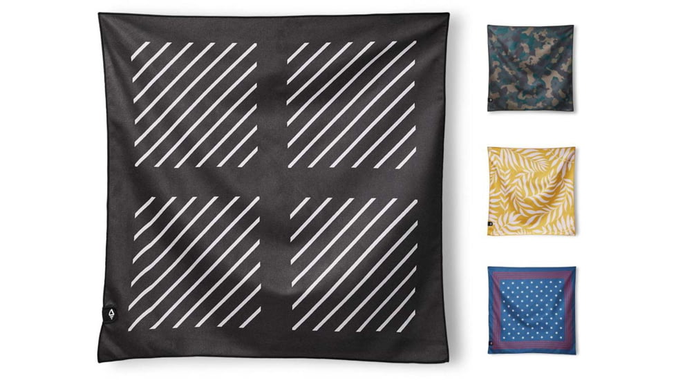 Nomadix Bandana Towels, Black, Camo Green, Green, Liberty, Mud, Multi