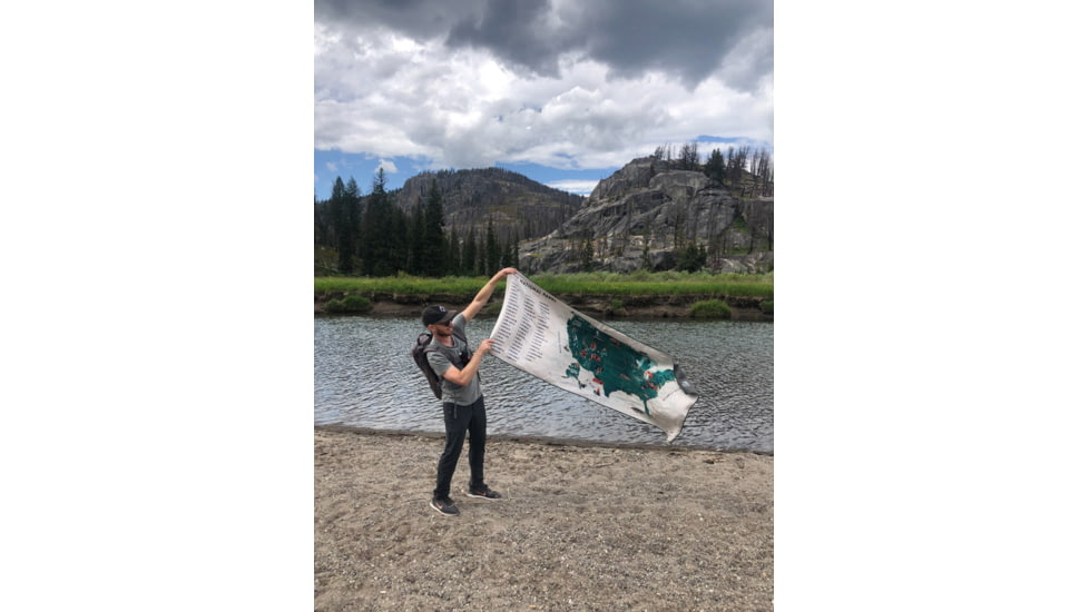 Nomadix Original Towel, 59 Parks - US Map, One Size, NM-NPMP-101