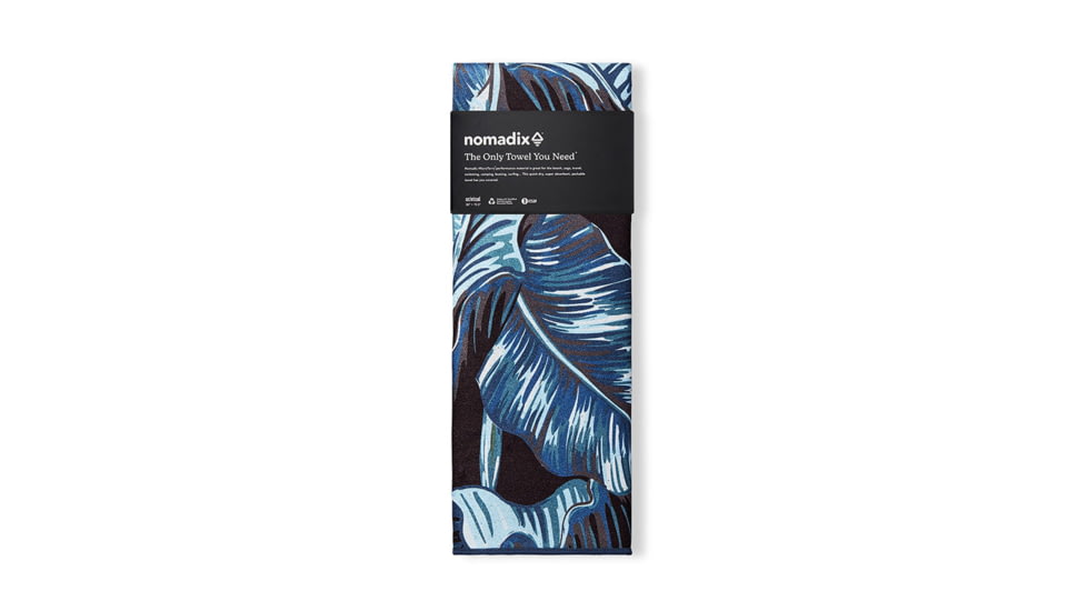 Nomadix Original Towel, Banana Leaf Blue, 30in x 72.5in, NM-FIDL-103
