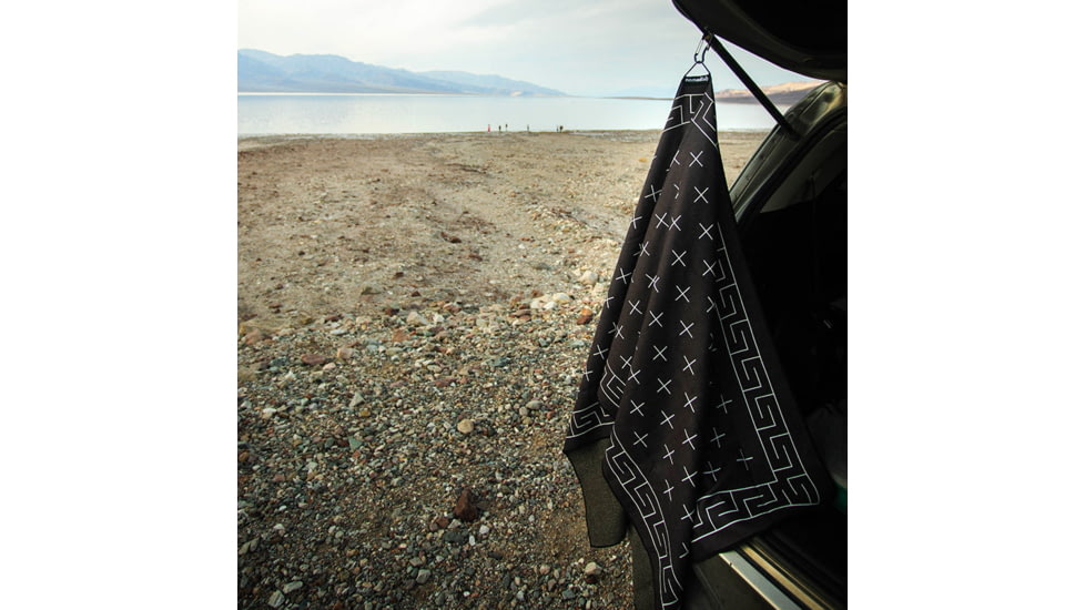 Nomadix Original Towel, Barton Black, 30in x 72.5in, NM-BART-102