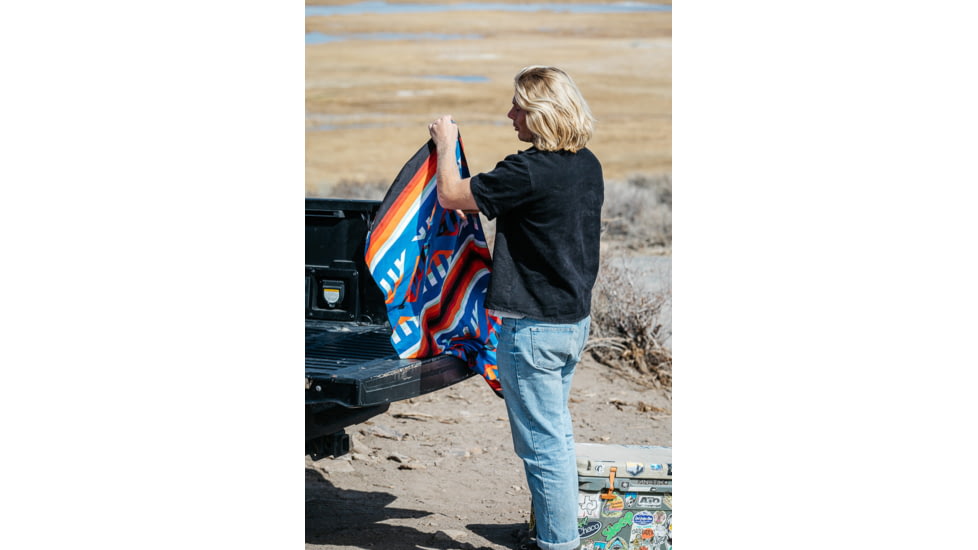 Nomadix Original Towel, Bend Blue Orange, One Size, NM-BEND-101