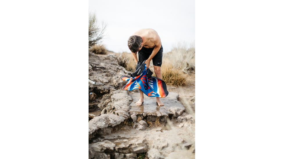 Nomadix Original Towel, Bend Blue Orange, One Size, NM-BEND-101