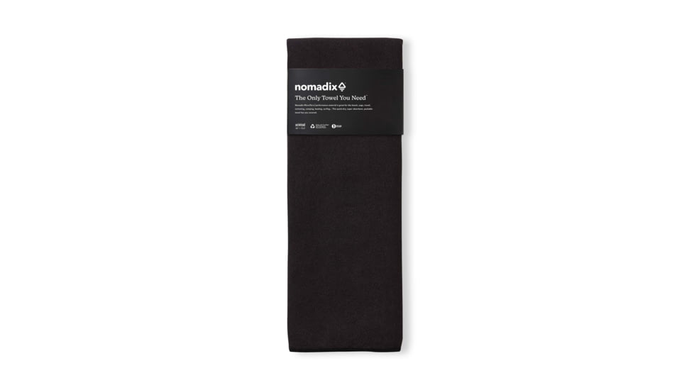 Nomadix Original Towel, Black on Black, One Size, NM-BLACK-101