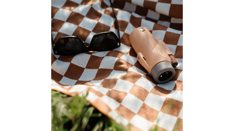 Nomadix Original Towel, Check Coconut, 30in x 72.5in, NM-CHEC-101