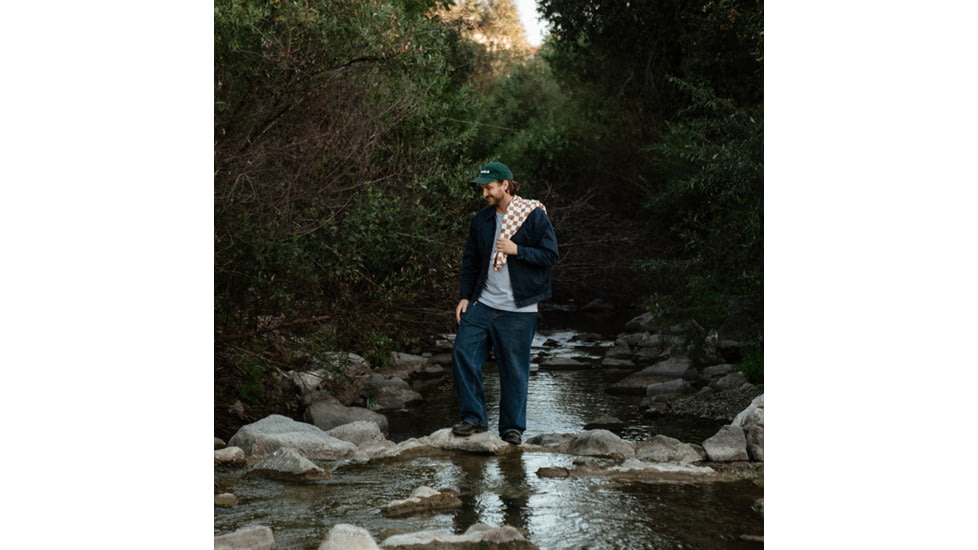 Nomadix Original Towel, Check Coconut, 30in x 72.5in, NM-CHEC-101