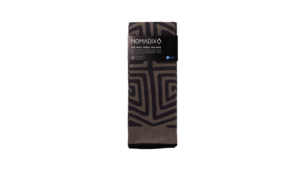 Nomadix Original Towel, La Playa Brown Black, One Size, NM-LAPL-101