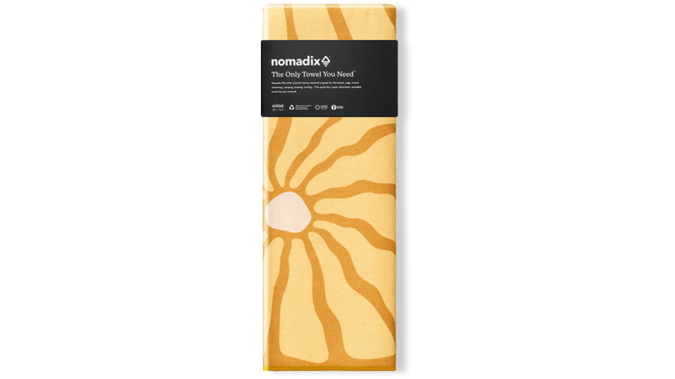 Nomadix Original Towel, Lazy Daisy Gold, 30in x 72.5in, NM-LADA-101