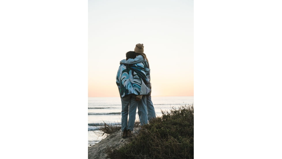 Nomadix Original Towel, Monstera Blue, One Size, NM-MONS-101