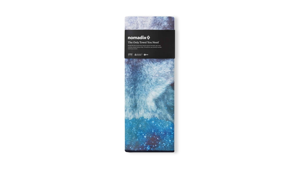Nomadix Original Towel, Mystic - Wolf, One Size, NM-MYST-101