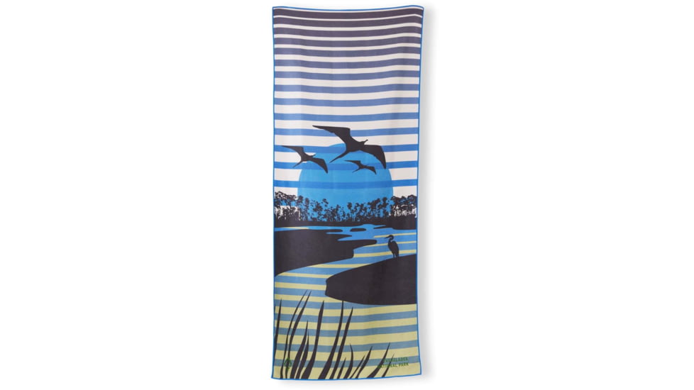 Nomadix Original Towel, National Parks - Everglades Blue, One Size, NM-GLAD-102