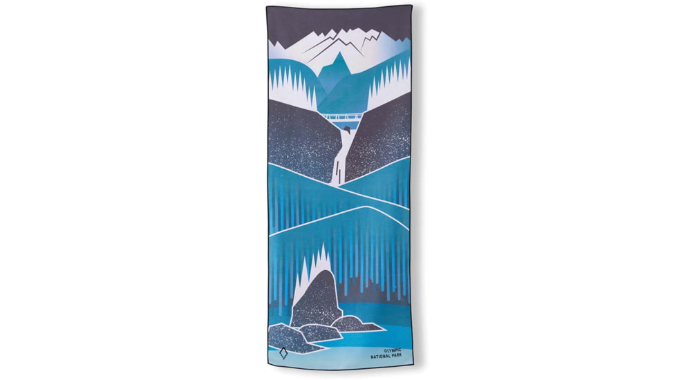 Nomadix Original Towel, National Parks - Olympic Night, One Size, NM-OLYM-101