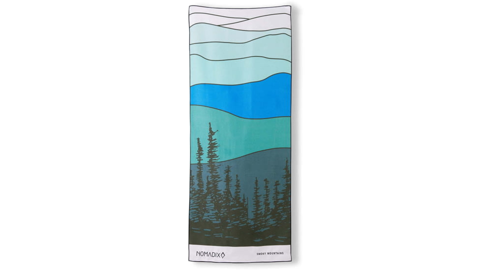 Nomadix Original Towel, National Parks, Smoky Mountains, 30in x 72.5in, NM-GRSM-101