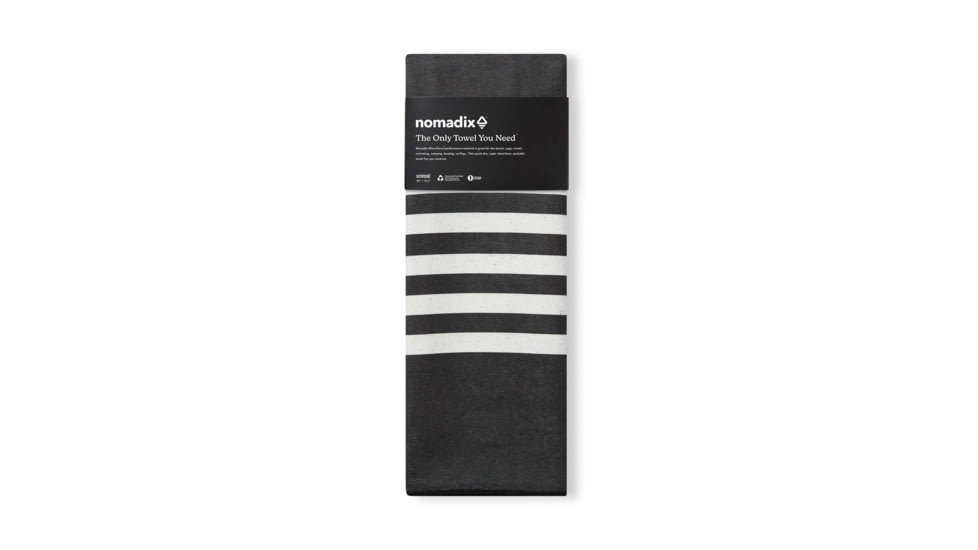 Nomadix Original Towel, Poolside Black, One Size, NM-POOL-106