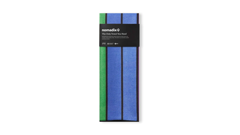 Nomadix Original Towel, Rainbow, One Size, NM-STRP-112