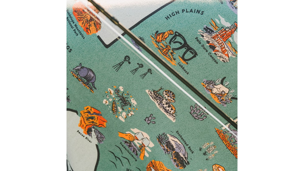 Nomadix Original Towel, Texas Map, 30in x 72.5in, NM-TXMP-101