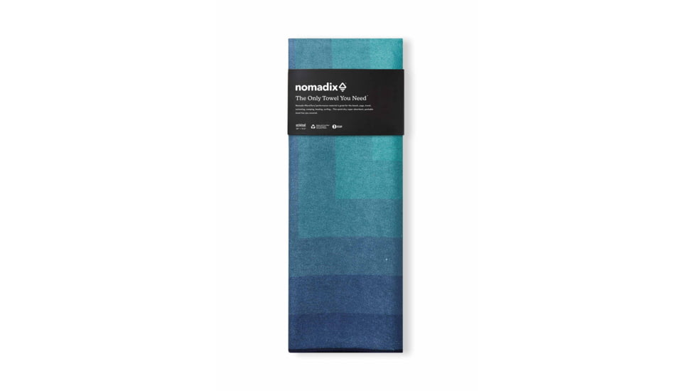 Nomadix Original Towel, Zone Teal Towel, Single Sided, One Size, NM-ZONE-103