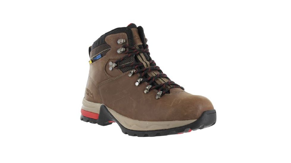 Nord Trail Mens Mt. Augusta High Top Hiker Waterproof Boot,Brown/Black/Coco,Size 8 2027101