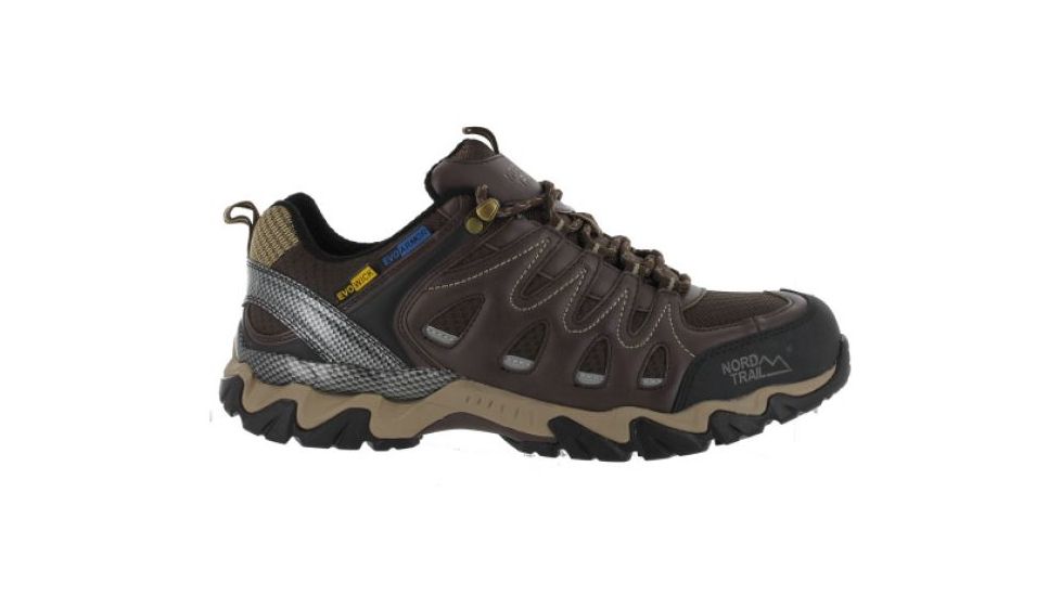 Nord Trail Mens RK Pro Signature Series Waterproof Low Top Hiker Shoe,Dark,Size 10.5 2028108