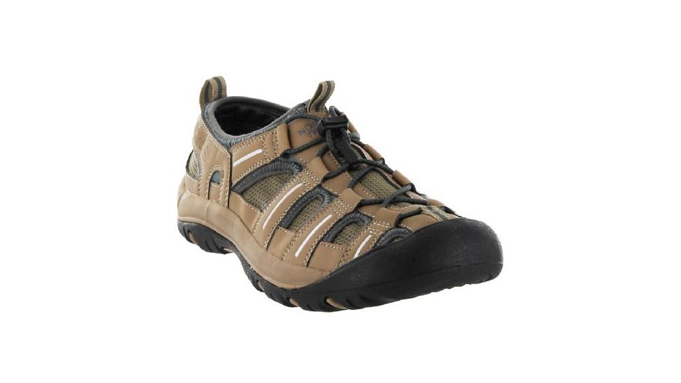 Nord Trail Mens White Water Waterproof Sandal,Charcoal/Black,Taupe,Size 9 2027989