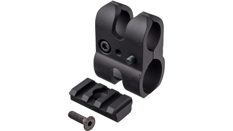 Nordic Components Shotgun Barrel Clamp w/Rail 12ga, Black, Standard BCT-12