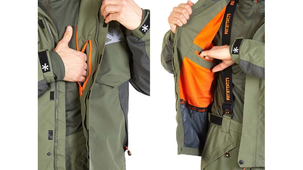 Norfin Alpha Jacket - Mens, Light Green, Medium, 646602-M