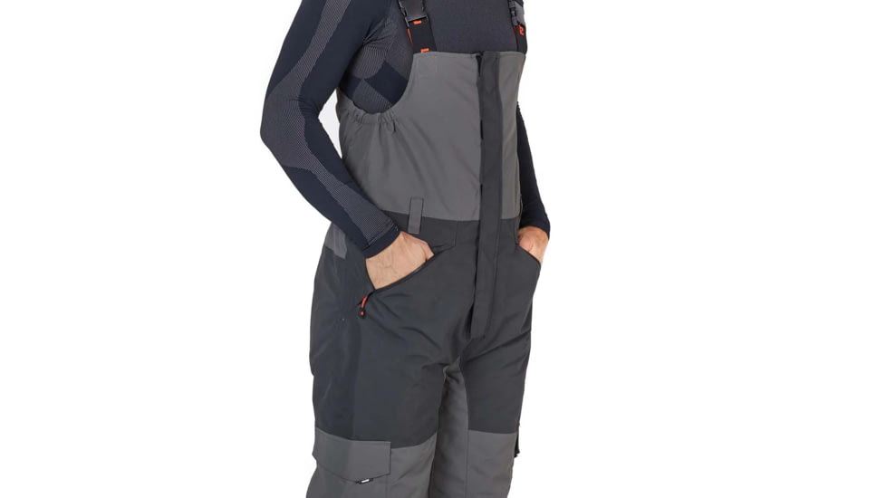 Norfin Boat Insulated Rain Bibs - Men's, Gray Black, Extra Large, 677804-XL