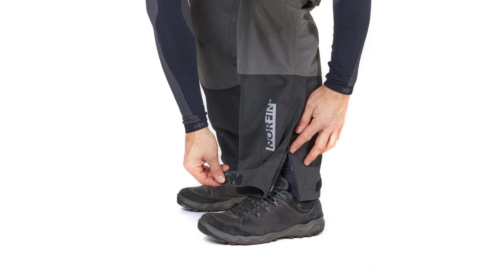 Norfin Boat Insulated Rain Bibs - Men's, Gray Black, Extra Large, 677804-XL