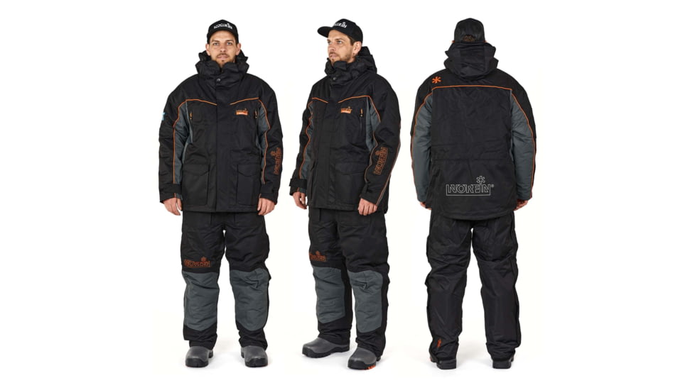 Norfin Element Suit + Float - Mens, Black, 2XL, 448505-XXL