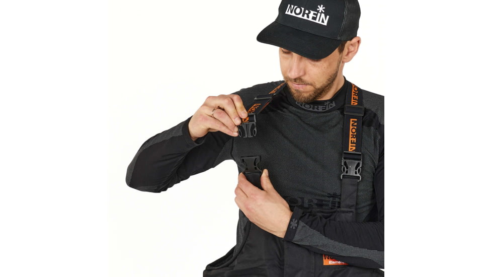 Norfin Element Suit + Float - Mens, Black, 2XL, 448505-XXL