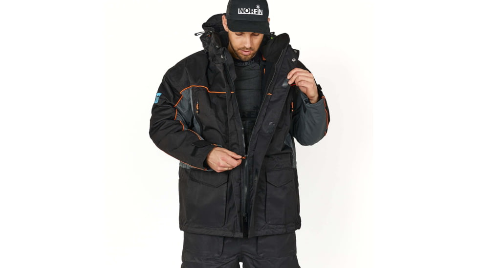 Norfin Element Suit + Float - Mens, Black, 2XL, 448505-XXL