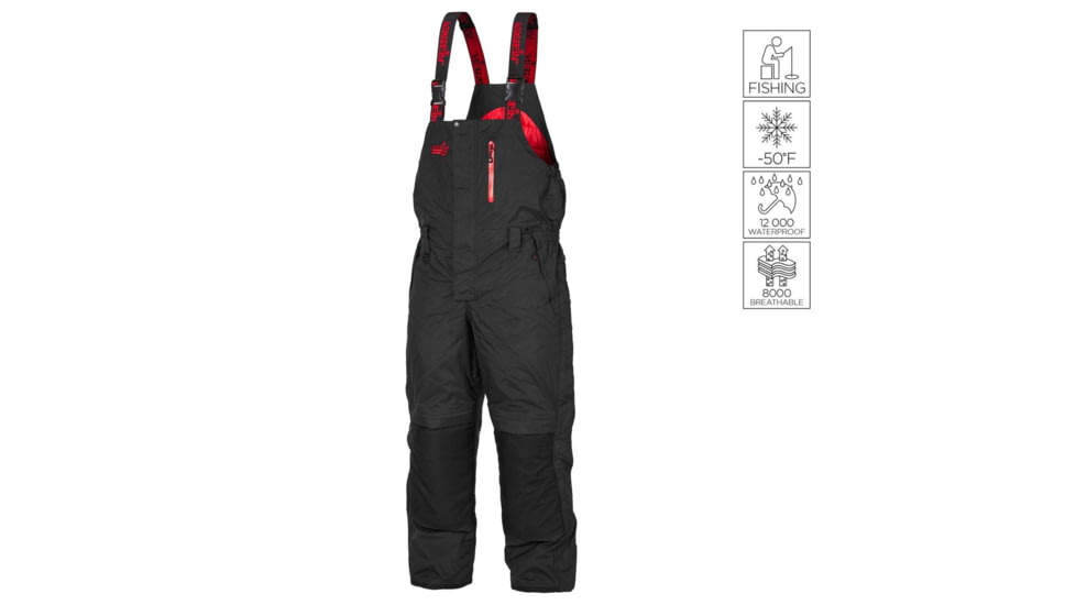 Norfin Extreme 5 Bibs - Mens, Black, Medium, 338802-M