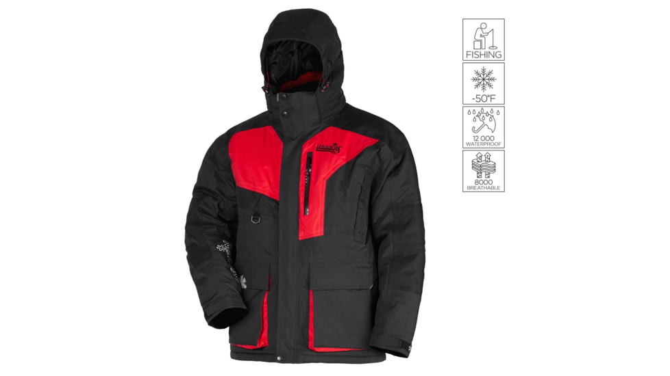 Norfin Extreme 5 Parka - Mens, Black, Large, 338703-L