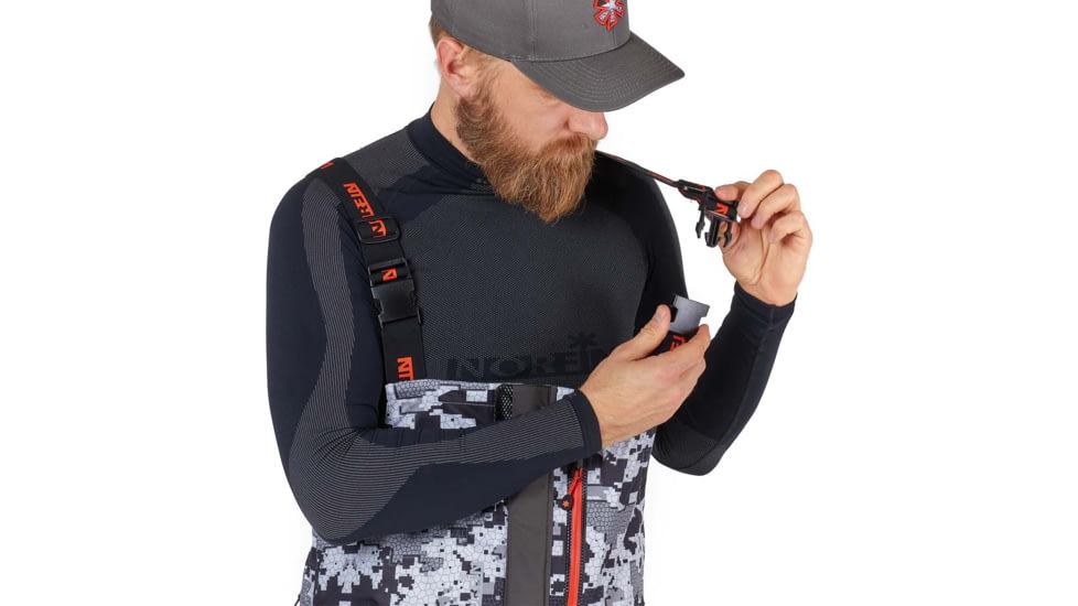 Norfin Pro Dry 3 Rain Bibs - Men's, Camo, Large, 514903-L