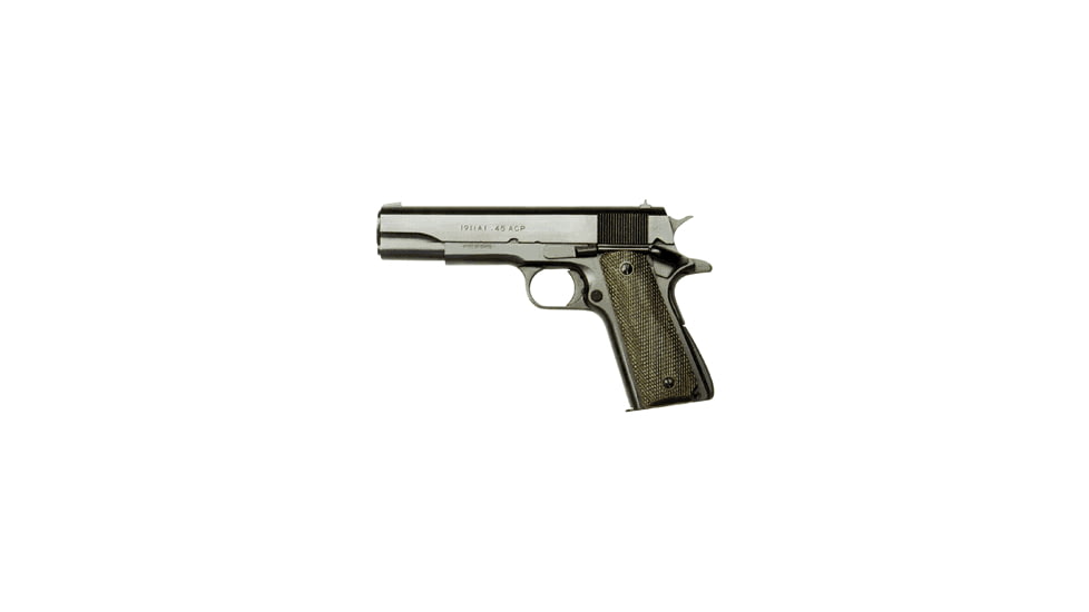 Norinco M-1911A1 Pistol, .45 ACP, 5in barrel, blued finish steel frame, black plastic grip, recoil operated semi-automatic, , 7 round magazine, NO-M-1911A1-45-5-1-FRRMPG