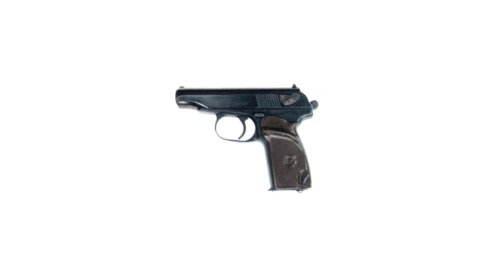 Norinco M-59 Pistol, 9x18mm Makarov, 3.68in barrel, blued finish steel frame, brown plastic grip, blowback operated semi-auto, U-notch rear, 8 round magazine, NOM599X18MMMKV3.681FRRMPG