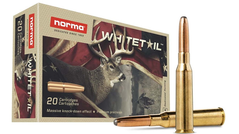 Norma .30-30 Winchester 150 Grain Soft Point Brass Cased Rifle Ammo, 20 Rounds, 20177672