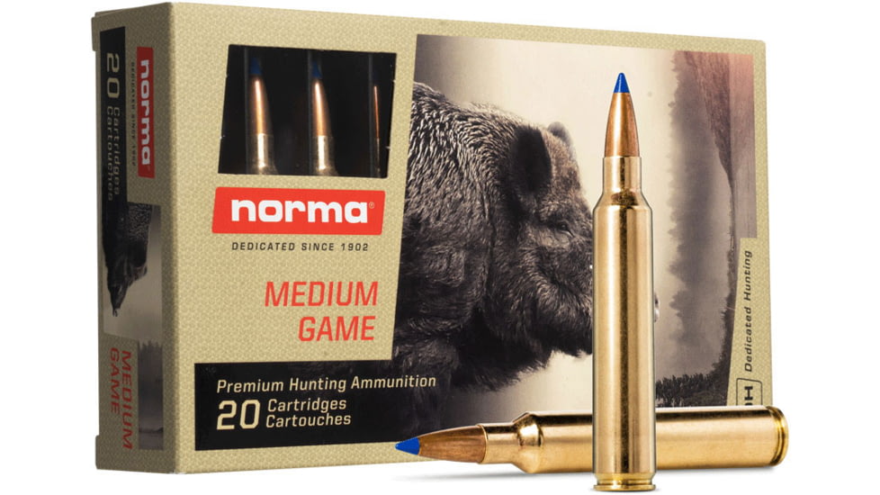 Norma Bondstrike .300 RUM 180 Grain Lead Bonded Brass Cased Rifle Ammo, 20 Rounds, 20176102
