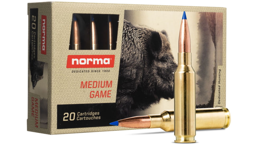Norma Bondstrike 6.5 Creedmoor 143 Grain Lead Bonded Brass Cased Rifle Ammo, 20 Rounds, 20166402