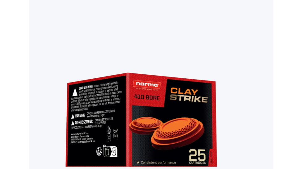 Norma ClayStrike 410 2/3oz 3 inch Shotgun Ammo, #7.5, 25 Rounds, 1198043440