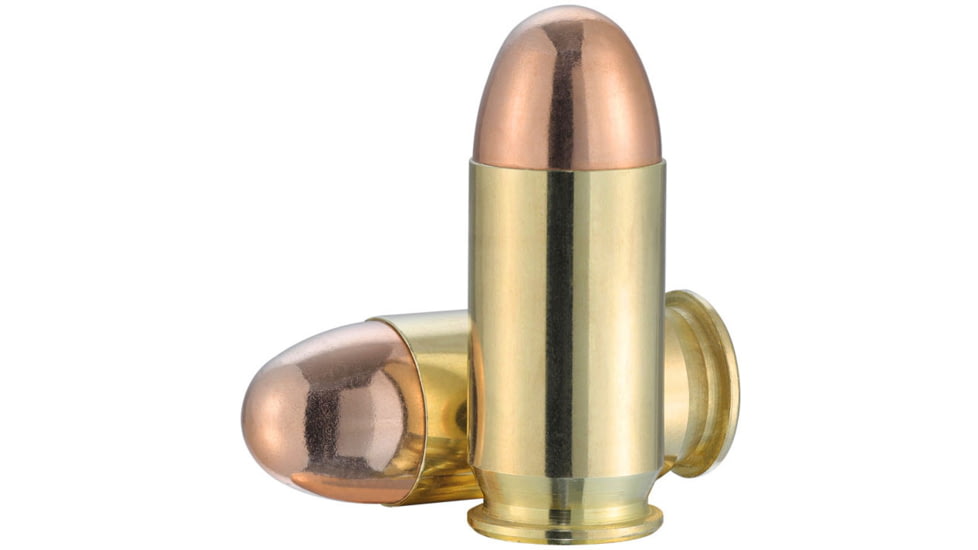 Norma Range and Training .45 AUTO 230 Grain Full Metal Jacket Brass Cased Pistol Ammo, 50 Rounds, 804504217