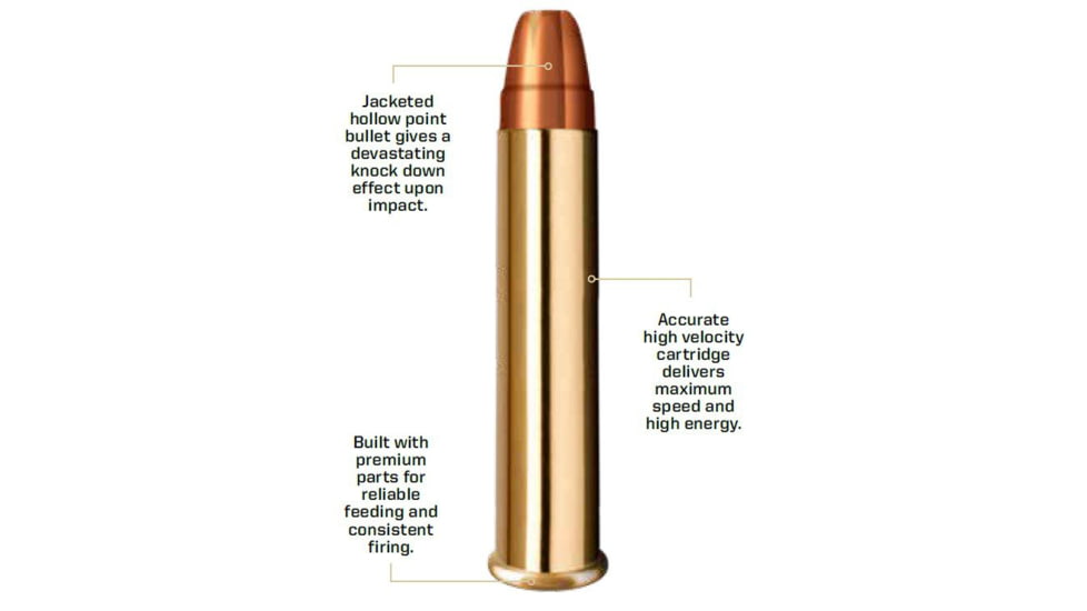 Norma Rimfire .22 WMR 40 Grain Jacketed Hollow Point Brass Cased Ammo, 50 Rounds, 2409746