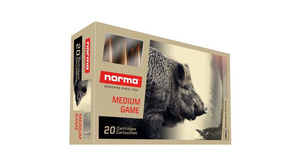 Norma TIPSTRIKE Varmint .22-250 Remington 55gr Brass Cased Centerfire Rifle Ammo, 20 Rounds, 20157372
