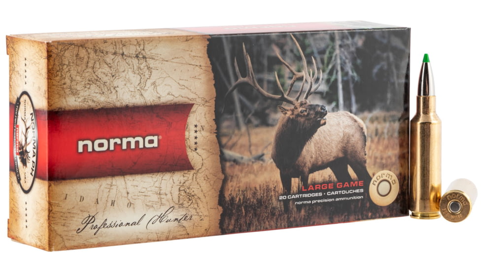 Norma USA USA ECOSTRIKE .300 Winchester Short Magnum 150 Grain Boat Tail Brass Cased Rifle Ammo, 20 Rounds, 20174222