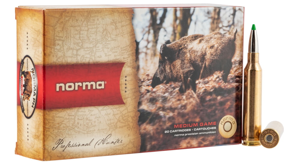 Norma USA USA ECOSTRIKE 7mm Remington Magnum 140 Grain Boat Tail Brass Cased Rifle Ammo, 20 Rounds, 20171172