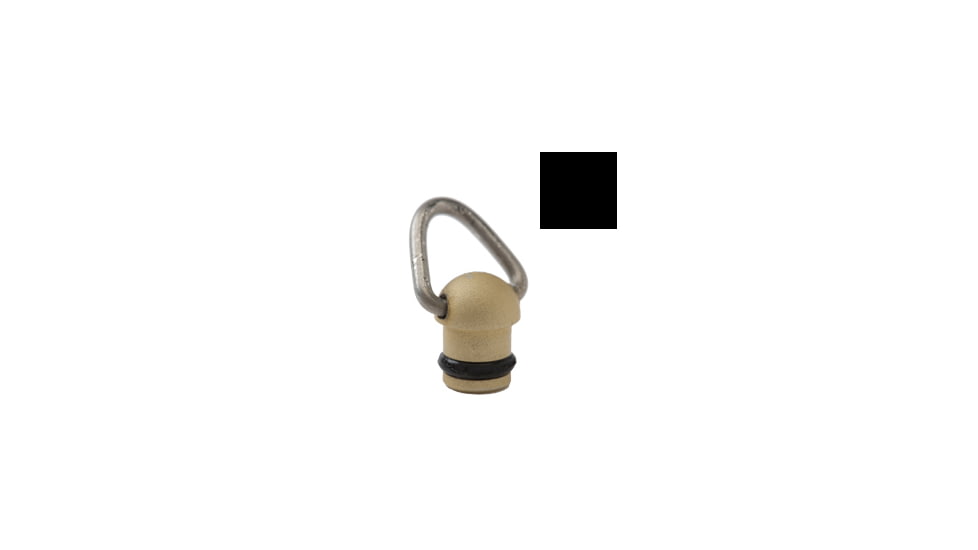 Norotos Lanyard Attach Point, Tether Plug Assy for Universal Shroud, Black, One Size, 1817016