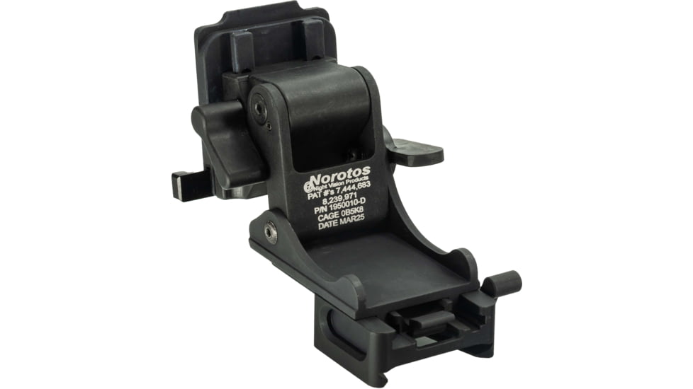 Norotos RHNO II Helmet Mount, PVS-15/18/21/31, Dovetail, Black, One Size, 1950010-D