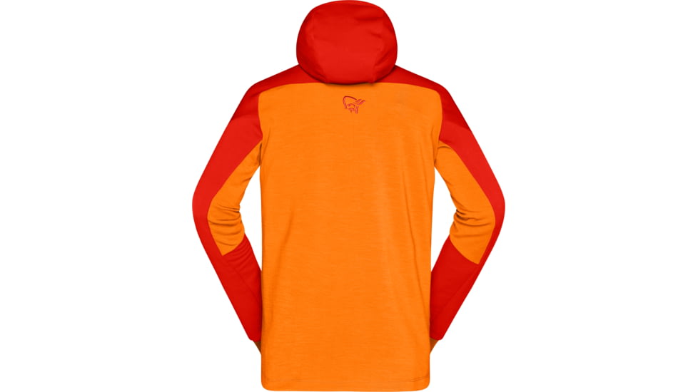 Norrona Trollveggen Powerstretch Pro Zip Hood - Mens, Arednalin, Extra Large, 1623-19-5630-XL