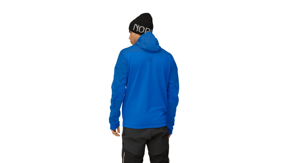 Norrona Trollveggen Powerstretch Pro Zip Hooded Jacket - Mens, Limoges, Medium, 1623-19-2019-M