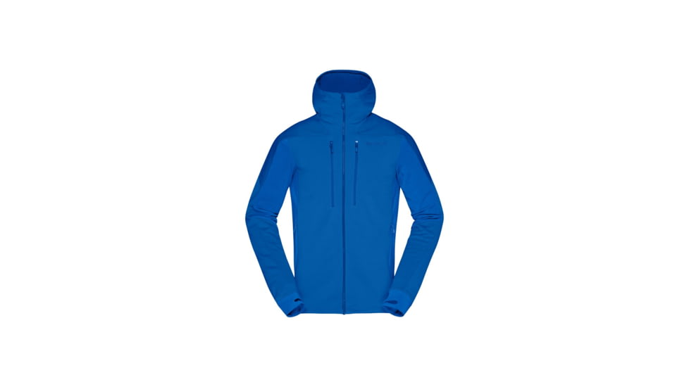 Norrona Trollveggen Powerstretch Pro Zip Hooded Jacket - Mens, Limoges, Medium, 1623-19-2019-M